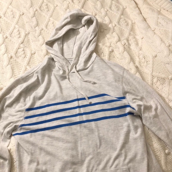 Old Navy grey and blue striped sweatshirt - Picture 2 of 3